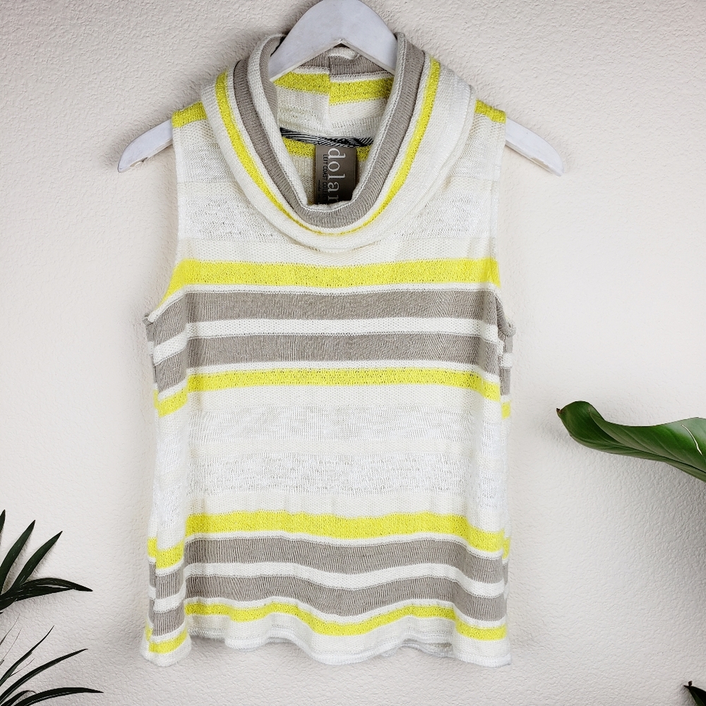 Anthropologie Dolan Striped Sleeveless Knit Top